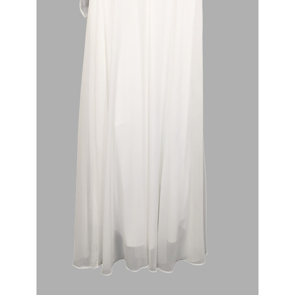 Ever Pretty NWT V-Neck High Low Ruffles Chiffon Dress Size Large - Picture 13 of 16